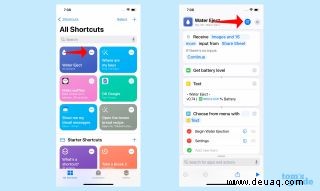So spritzen Sie mit einem Siri-Shortcut Wasser aus einem iPhone aus 