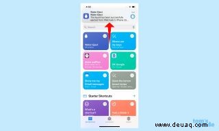 So spritzen Sie mit einem Siri-Shortcut Wasser aus einem iPhone aus 