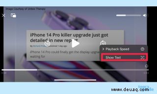 So kopieren Sie Text in ein Video mit Live-Text in iOS 16 