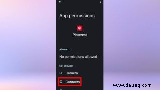 So ändern Sie App-Berechtigungen auf Android 