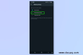 So ändern Sie Ihren WhatsApp-Datenschutzstatus 
