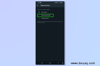 So ändern Sie Ihren WhatsApp-Datenschutzstatus 