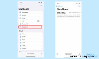 So planen Sie E-Mails in iOS 16 Mail 