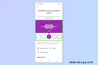 So ändern Sie die Google Assistant-Stimme auf Android 