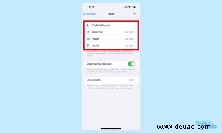 So richten Sie einen Fokusmodus auf Ihrem iPhone in iOS 16 ein 