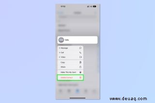 So löschen Sie schnell doppelte Kontakte in iOS 16 