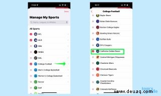 So richten Sie My Sports in der iOS 16 News-App ein 