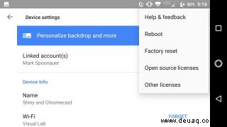 So setzen Sie Google Chromecast auf die Werkseinstellungen zurück 