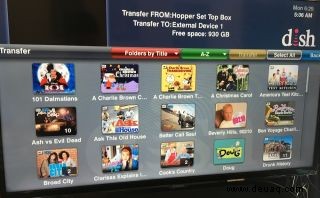 So übertragen Sie Dish DVR-Aufnahmen auf einen neuen Hopper 