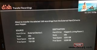 So übertragen Sie Dish DVR-Aufnahmen auf einen neuen Hopper 