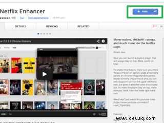So verwenden Sie Netflix Enhancer im Chrome-Browser 