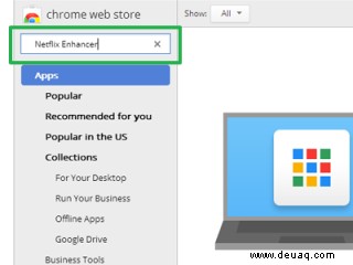 So verwenden Sie Netflix Enhancer im Chrome-Browser 