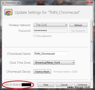 So finden Sie die MAC-Adresse von Google Chromecasts 