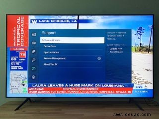 So aktualisieren Sie die Systemsoftware auf Ihrem 2020 Samsung TV 