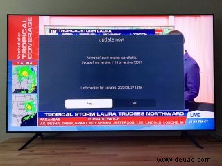 So aktualisieren Sie die Systemsoftware auf Ihrem 2020 Samsung TV 
