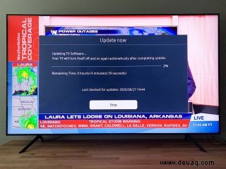 So aktualisieren Sie die Systemsoftware auf Ihrem 2020 Samsung TV 