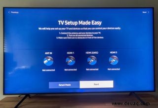 So richten Sie Ihren Samsung Smart TV 2020 ein 