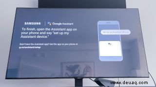 So verbinden Sie Ihr Samsung-Fernsehgerät mit Google Assistant 