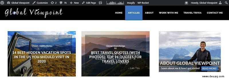 So starten Sie ein Reiseblog:Werden Sie Reiseblogger und verdienen Sie Geld 