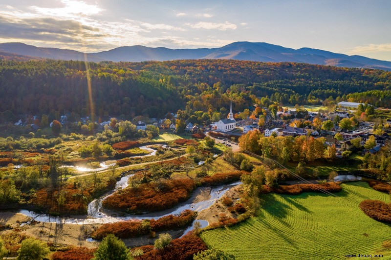 Beste Orte in Vermont zu besuchen:12 aufregende Abenteuer in Neuengland in VT 