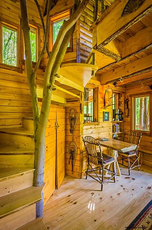 37 einzigartige Airbnbs in Neuengland:Hütten + Baumhaus-Ferienwohnungen 