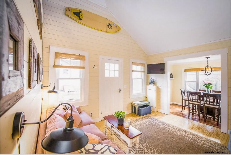 18 einzigartige Airbnbs in Rhode Island:Strandhäuser + Ferienwohnungen 