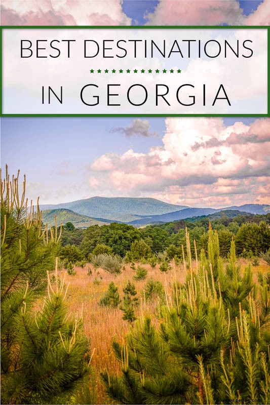 Die besten Orte in Georgien zu besuchen:Naturgebiete, Städte + Gemeinden 