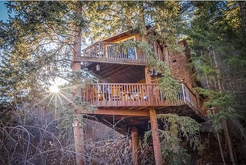 15 coolste Airbnbs in Colorado:Wunderschöne Baumhäuser, Hütten + Lodges 