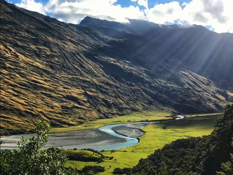 Wandern auf dem Rob Roy Glacier Track 