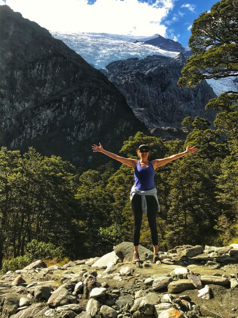 Wandern auf dem Rob Roy Glacier Track 