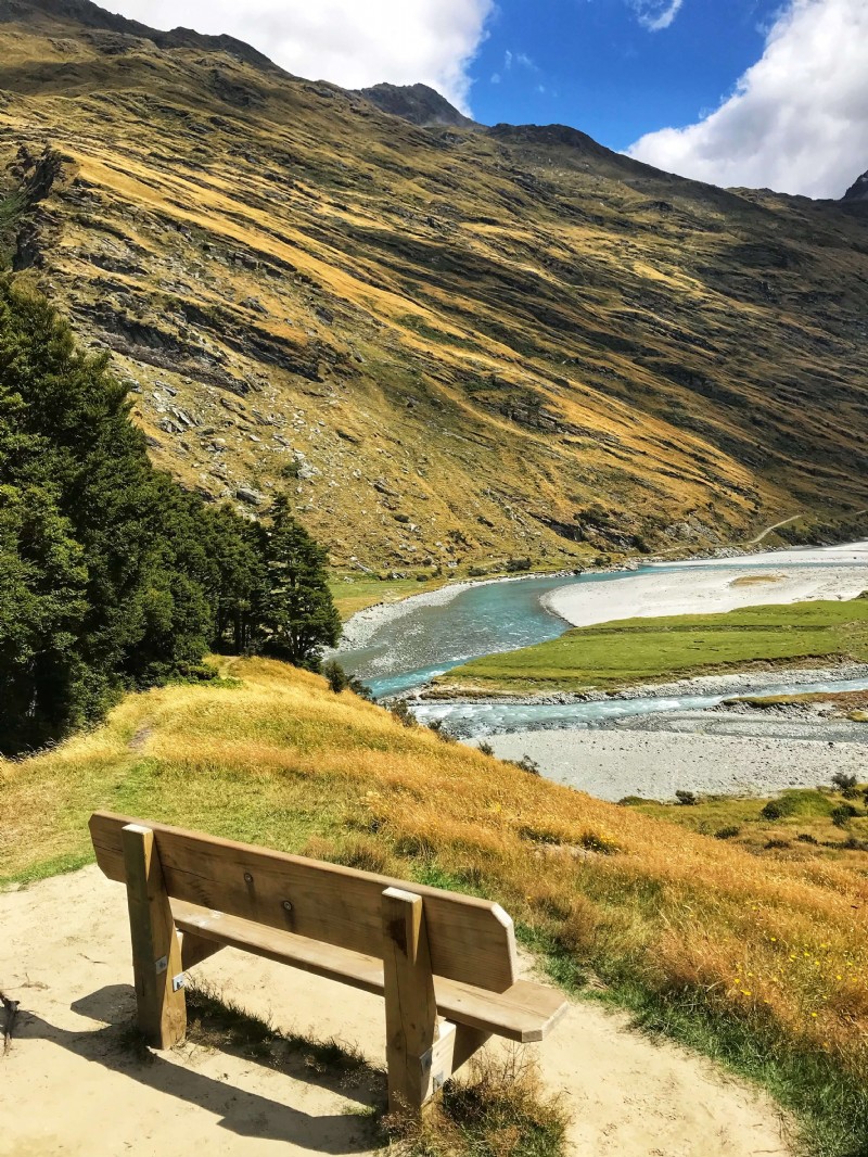 Wandern auf dem Rob Roy Glacier Track 