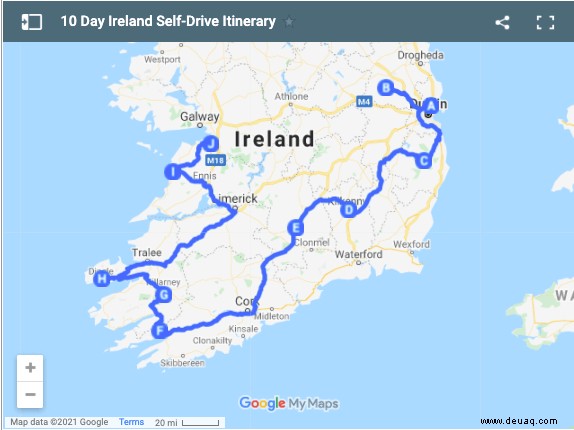 Die perfekte 10-tägige Irland-Reiseroute:Wie man die Emerald Isle mit dem Auto bereist 