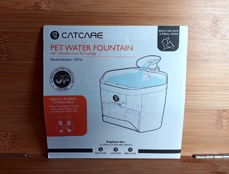 Bewertung des Cat Care Haustier-Trinkbrunnens 