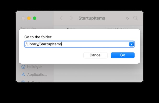Wie entferne ich Startobjekte auf dem Mac? 