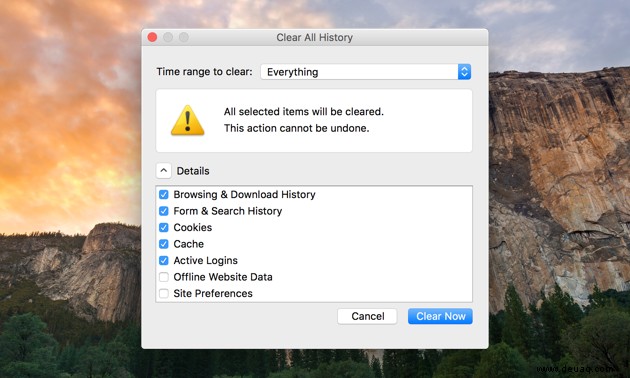 So löschen Sie das automatische Ausfüllen unter Mac OS X 