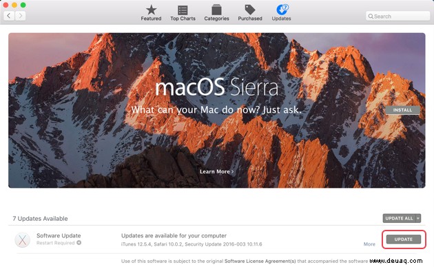 So aktualisieren Sie Ihren Mac auf macOS Sierra 