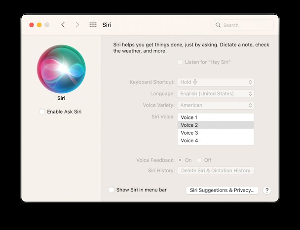 Auf Wiedersehen Siri:So deaktivieren Sie Siri auf dem Mac 