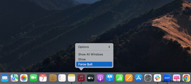 5 Möglichkeiten, das Beenden von Mac-Anwendungen zu erzwingen 