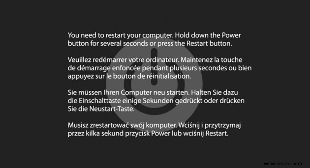 Was ist eine Kernel Panic auf dem Mac und wie kann man sie beheben? 