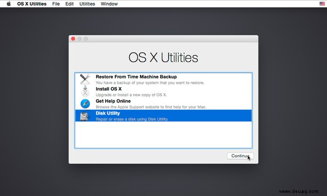 Laden Sie ältere Versionen von OS X herunter und installieren Sie sie auf einem Mac 