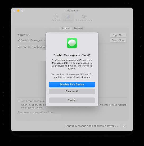 So deaktivieren Sie iMessage auf Ihrem Mac 