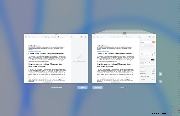 Mac undelete:So stellen Sie gelöschte Dateien auf dem Mac wieder her 