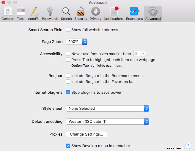 So reinigen Sie Safari auf einem MacBook 