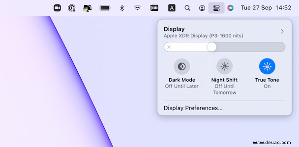 Was ist der Nachtschichtmodus auf dem Mac? 