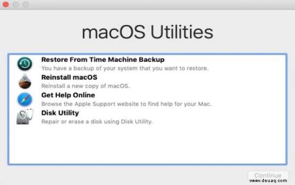 So installieren Sie macOS Mojave neu 