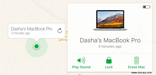 Verfolgen Sie ein gestohlenes MacBook mit dem Dienstprogramm „Find My Mac“. 