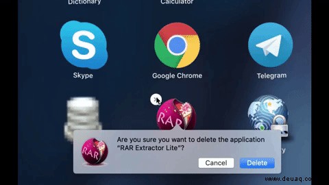 Wie greife ich auf einem Mac auf den Anwendungsordner zu? 