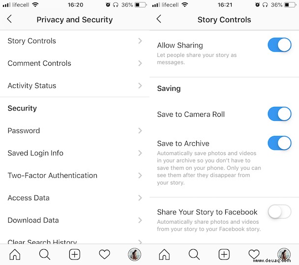 So speichern Sie eine Story auf Instagram 