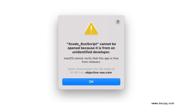 Wie gehe ich mit dem Search Quick-Virus auf dem Mac um? 