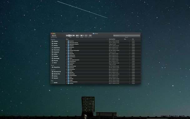 Wie greife ich auf den versteckten Bibliotheksordner auf Ihrem MacBook zu? 